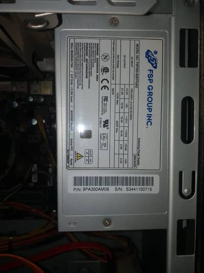 FSP 350W 80 Plus Bronze Rated Power Supply - Original & Reliable