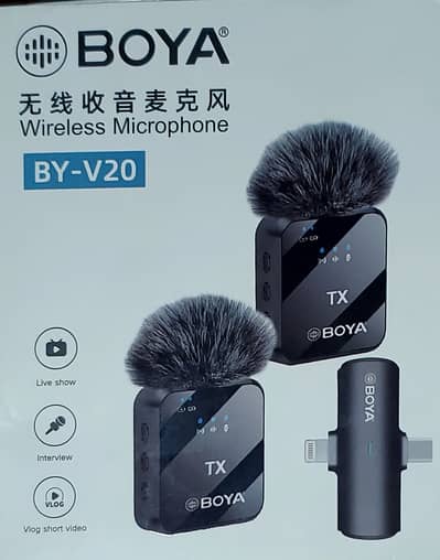 Boya BY V-20 Mic Best Noise Cancellation Mic