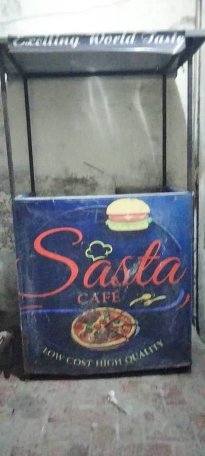 FASTFOOD COUNTER 10BY10 WITH FLAYER PRICE ONLY 35Thousdand