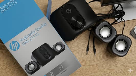 HP Wired Multimedia 2.1 Mini GAMING USB Sub Woofer Speaker