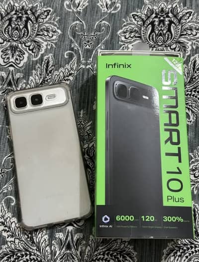 Infinix Smart 10 Plus – 128GB | 6GB RAM | 6000mAh | 6 Month Warranty