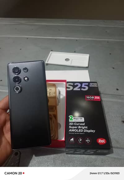 itel s25 ultra 8/256  complete box 10/10 condition  in Warranty