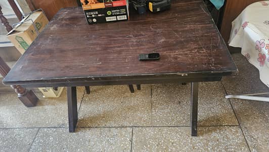 Dinning table with four chairs