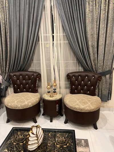 Sofa chairs with table in cheap price