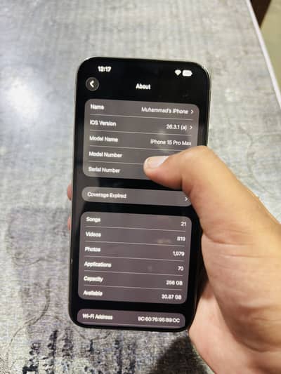 I phone 15 pro max jv LLA