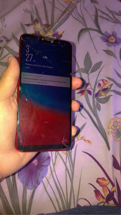 Oppo a3s with box and charger