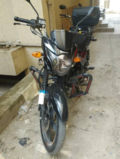 Safety/Crash Guard Black & Red – Neat Condition