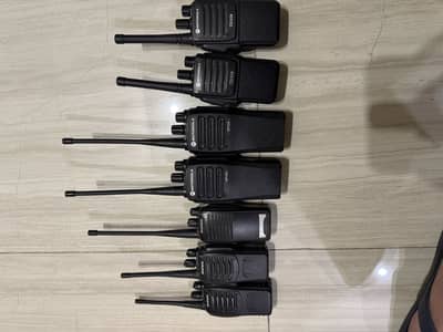 Motorola and beofang walkie talkie