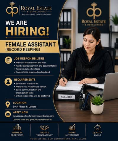 Office  Assistant (Record Keeping)