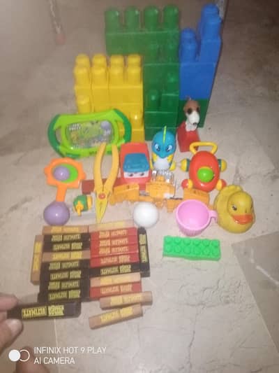 kids toys different blocks  cars game etc available for sell