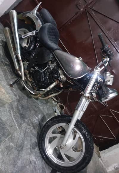 150 cc chopper 2 Cylander Heavy Bike Allow E Rim Big Sports Tyre GOOD