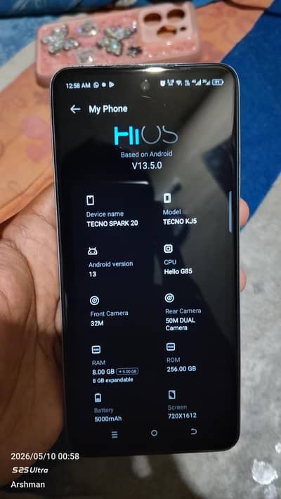 Tecno spark 20 8GB 256GB