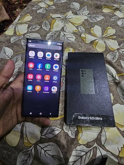 samsung s23 ultra non pta 12 gb 256 gb box and cable