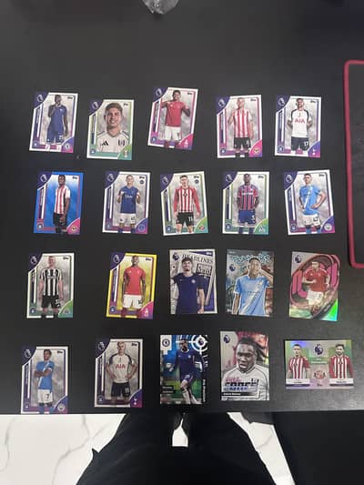20x Topps PL 25/26 Football Cards Bundle - Foil Inserts & Rookies