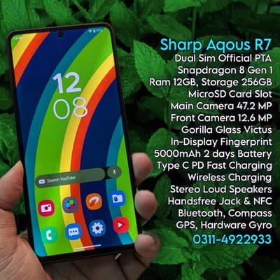 Sharp R7 Japan phone 12GP ram