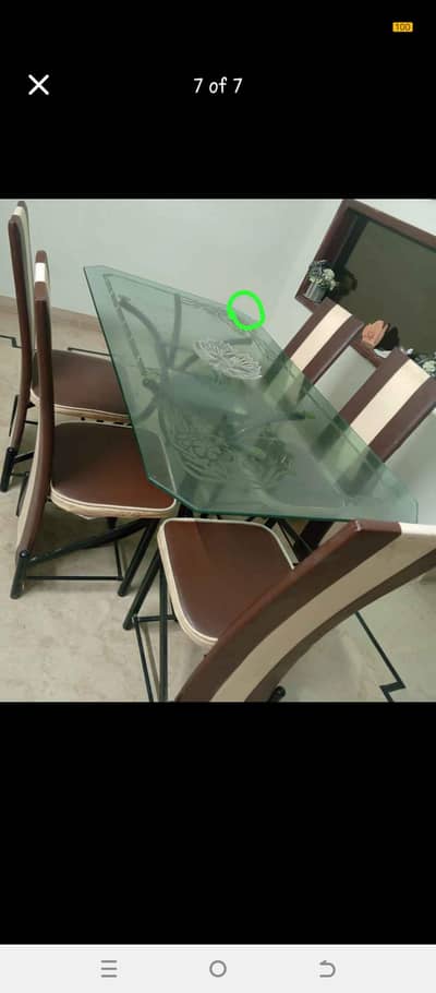 five seater dining table