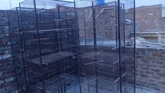 used cages and wooden kikar box  for sale