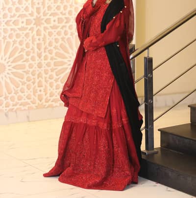 Bridal Dress for Sale with shawl – Excellent Condition
