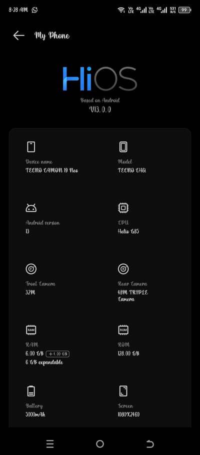 Tecno Camon 19 Neo