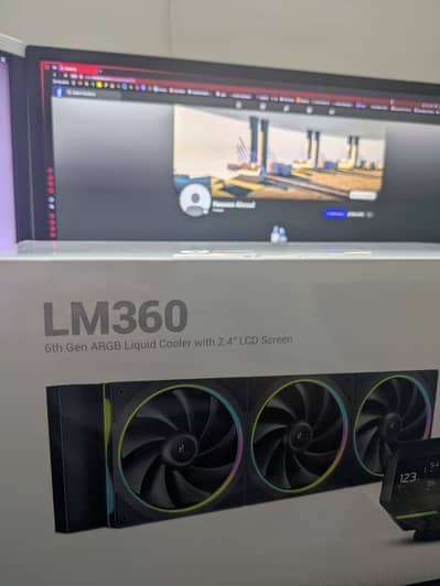 DeepCool LM360 AIO (Liquid Cooler) Cooler (with display) for sale.
