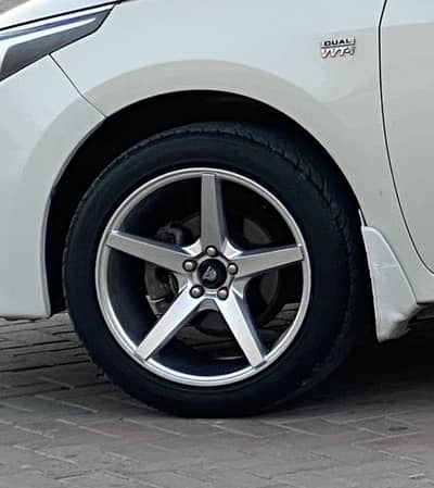 17 inch Vossen rims & tyres