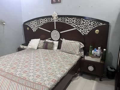 King bed dressing table side tables cupboards