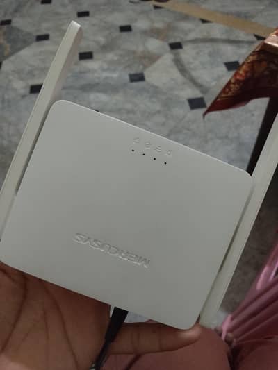 Mercusys router just box open with adptar