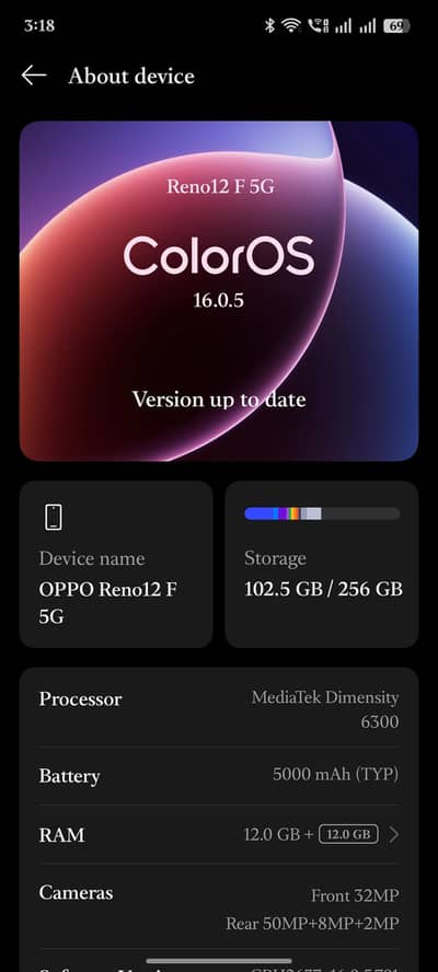 oppo reno 12f 5G