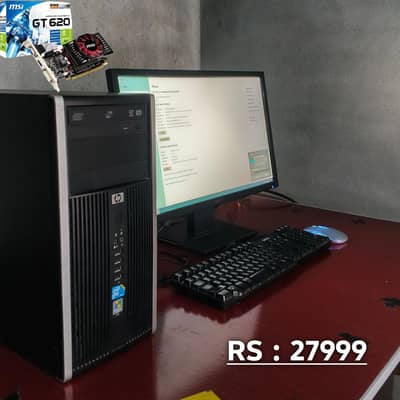 Core i5 3rd gen tower PC 4/500GB with 2 GB graphics card & 24 inch LCD