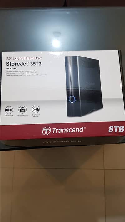 8 TB Transcend External Hard Drive