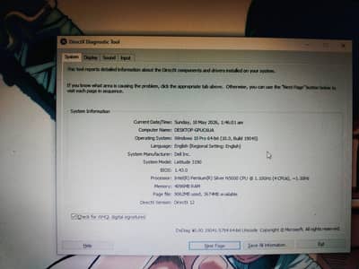 dell Latitude 3190 pentium R N5000