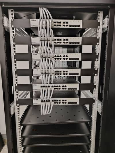 Professional Networking Services WiFi, LAN Setup cable management
