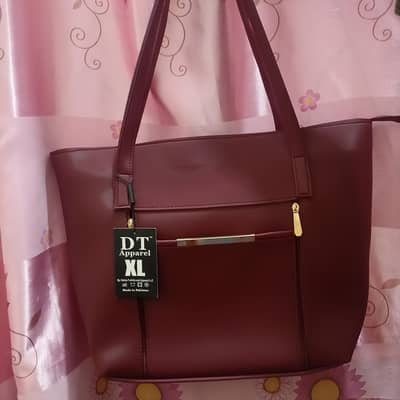 unique mahroon handbag 