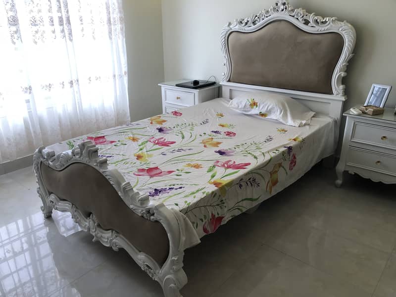 Solid sheeshum single bedset 4