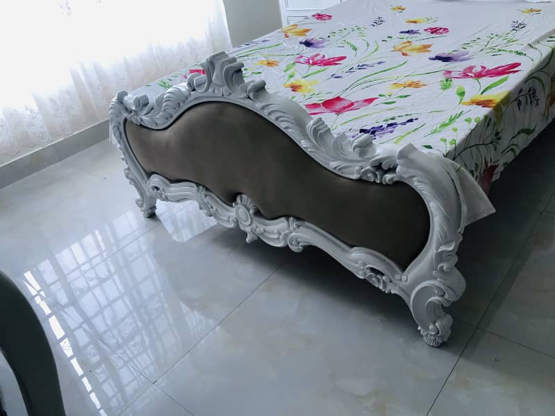 Solid sheeshum single bedset 5
