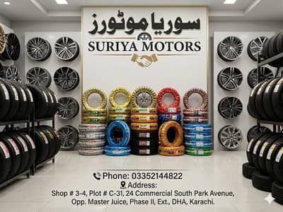 NEW IMPORTED TYRES PRADO, FORTUNER, PASSO HONDA CIVIC, BR-V, CITY, Fit