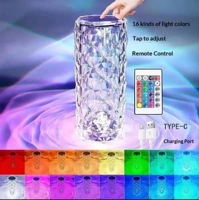 Diamond Crystal Lamp