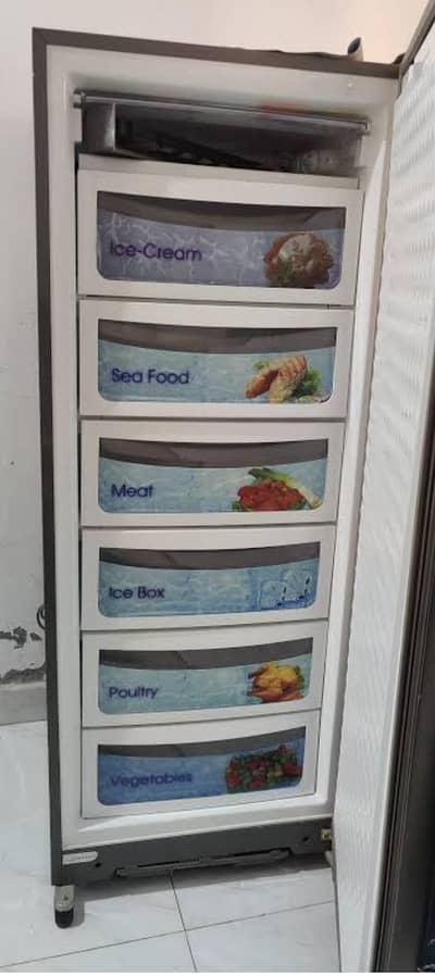 dawlance vertical freezer
