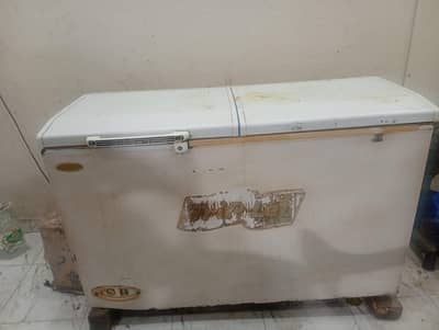 Waves double door fridge and freezer