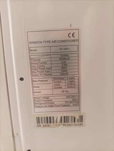 Midea 0.75 Ton Window AC For Sale