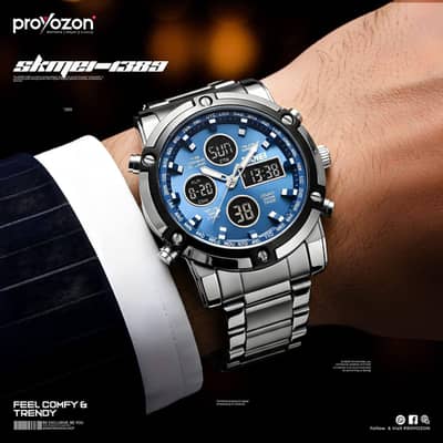 SKMEI ORIGINAL | MODEL 1389 | DUAL TIME DISPLAY | 164G WEIGHT  |
