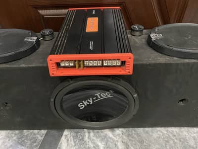 Car Woofer kamal sound complete setup