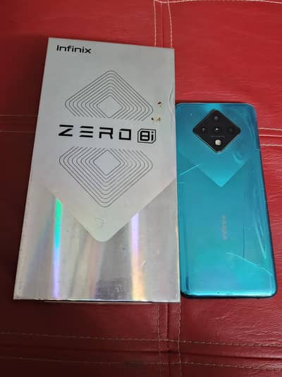 Infinix zero 8i (8/128) with box (6.5/10)