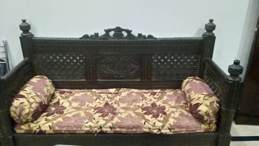 pure seesham wood made deewan couch