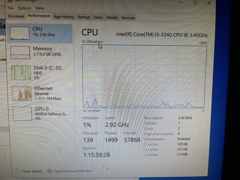 PC i3 3rd Gen 8