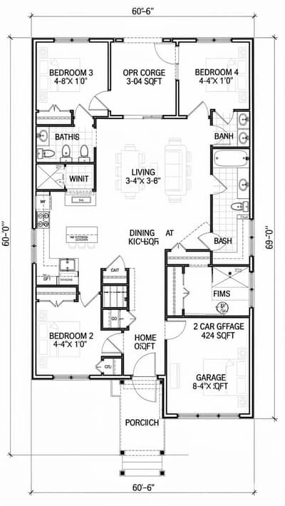 floor plan  Rs 1000