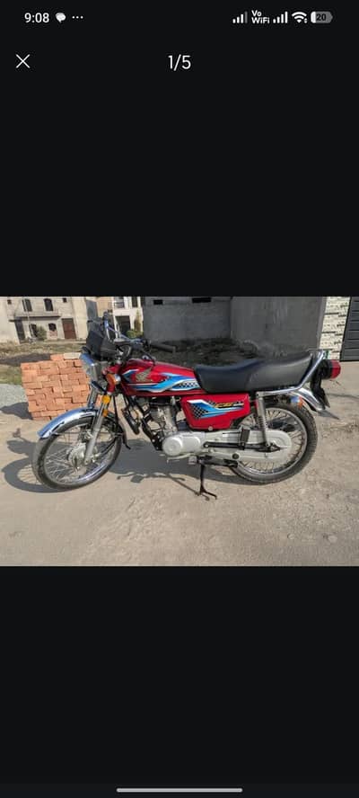 Honda 125 for sale one hand used 45 avrg just like zero meter