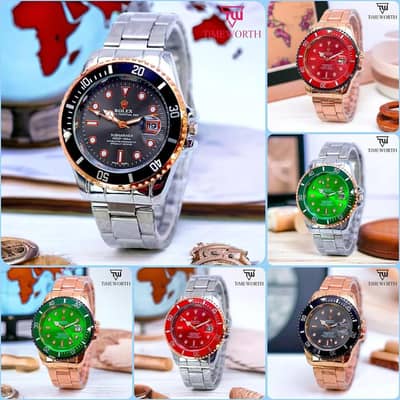 ​Premium Rolex Style Submariner Men's Watch - Luxury Design