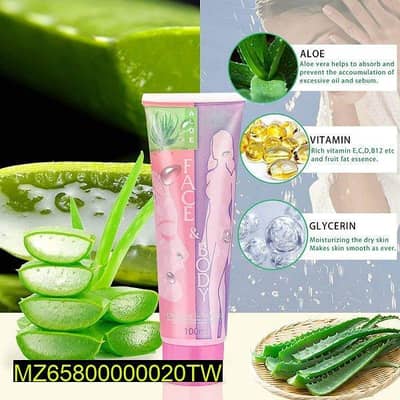 Aloe Vera face and  body scrub gell