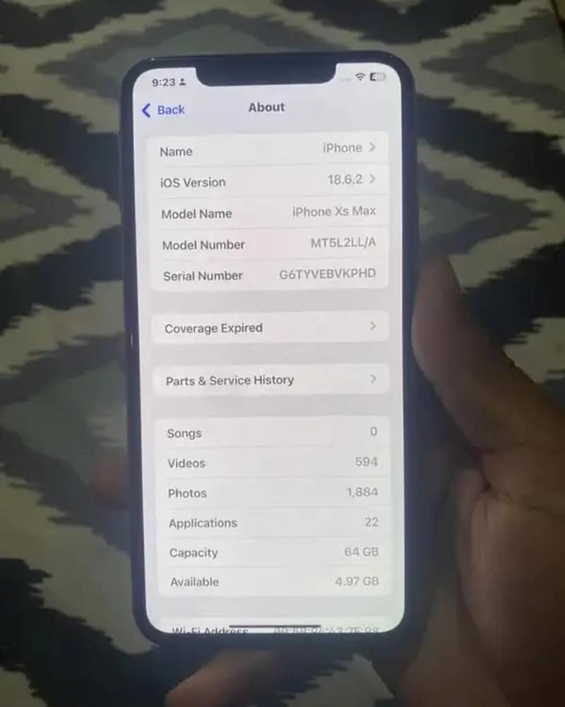 iphone xs max 7